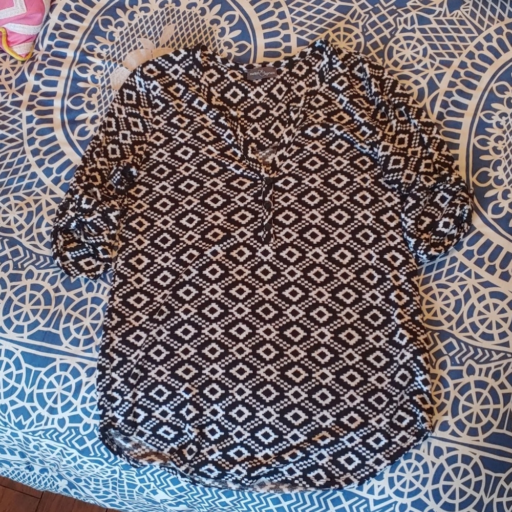 Stitch fix market. & spruce 3/4 length shirt
